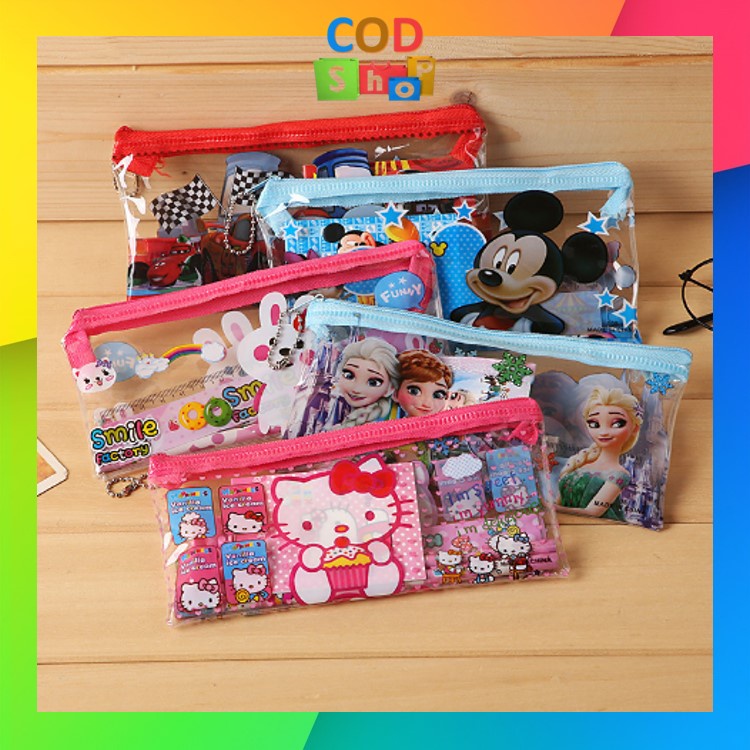 

COD - S5999 Alat Tulis Kartun Lucu Set 6in1 / Stationery Study Set Murah Karakter / Set Perlengkapan Sekolah Anak 6 In 1