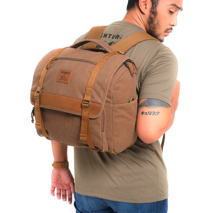EIGER EXRE ELECTRA SIDE BAG - Brown