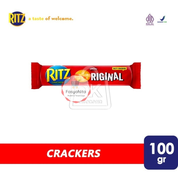 

Biskuit RITZ Krakers Biscuit Cracker (Roll 100 gr) - Original - FasyAnita Mart Denpasar