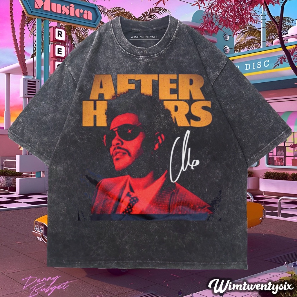 Wimtwentysix “the weeknd xo bootleg” kaos oversized washing | vintage tee