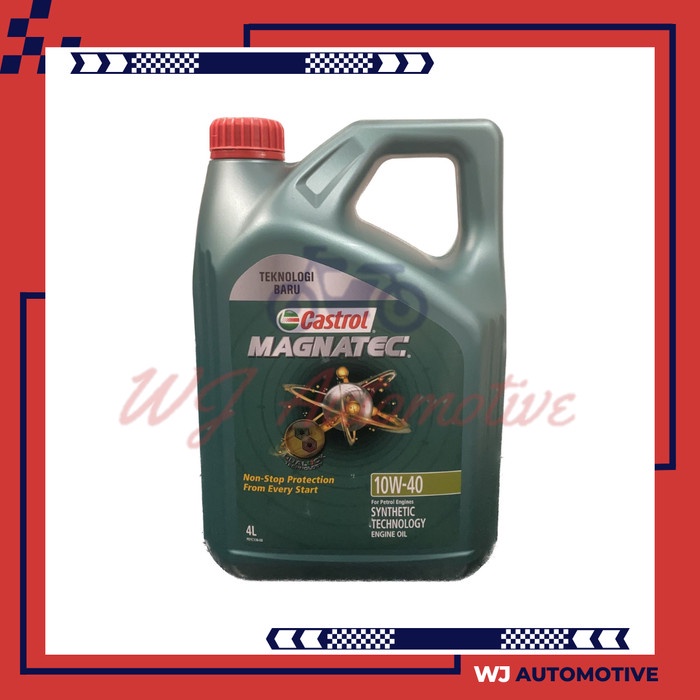 Castrol Magnatec 10W40 4 Liter Oli Mesin Mobil Bensin Magnatic 4Liter Oli Mobil Bensin
