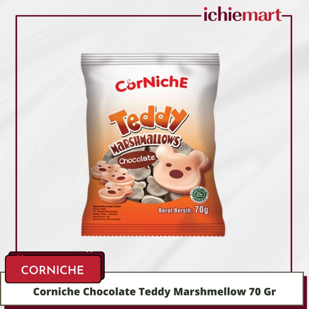 

Corniche Chocolate Teddy Marshmallow 70 Gr