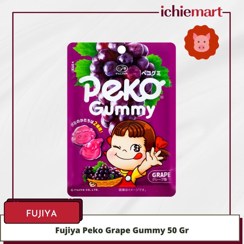 Fujiya Peko Grape Gummy 50 Gr