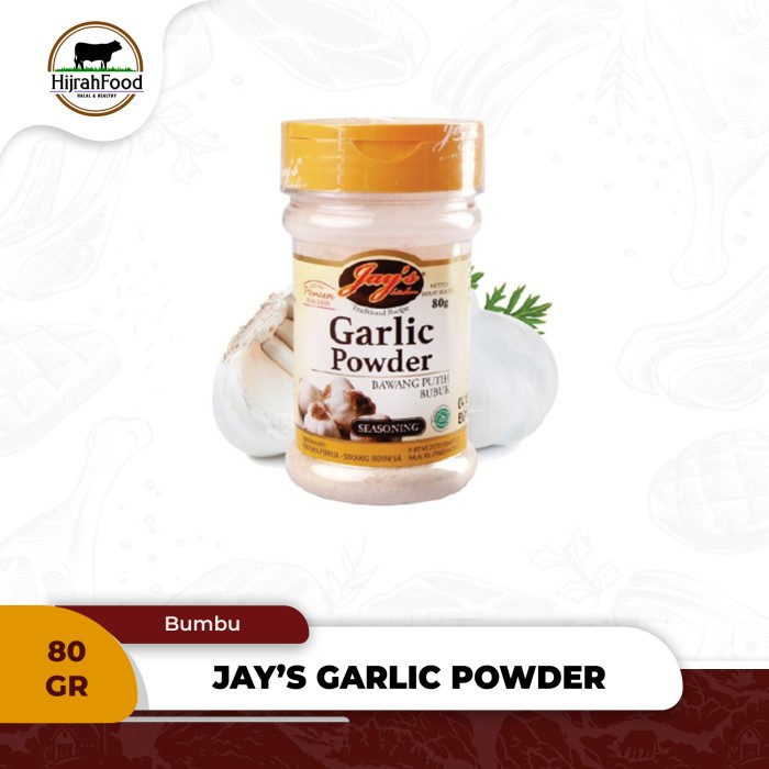 

New Produk Terlaris Jay's Spice Seasoning : Garlic Powder / Crushed Black Pepper - Garlic Powder