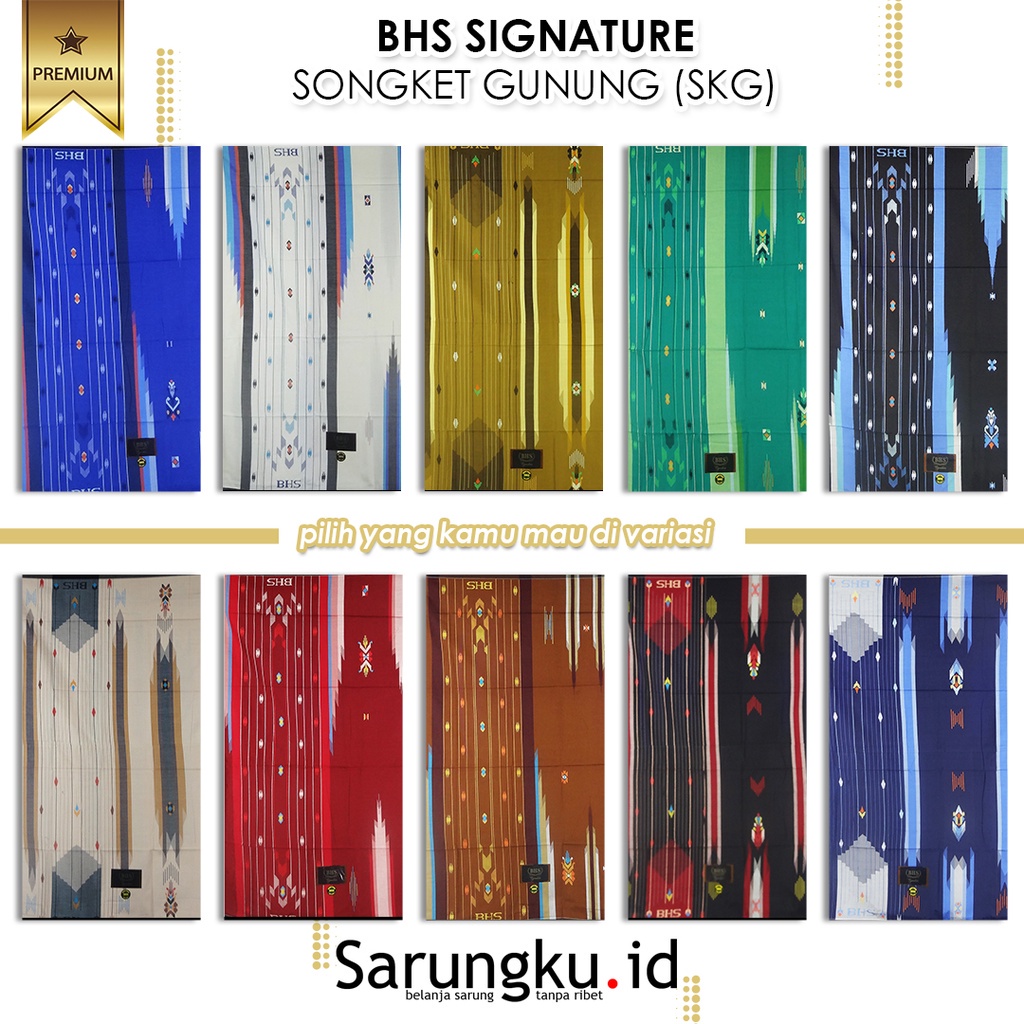 SARUNG BHS SIGNATURE SONGKET GUNUNG (SKG)