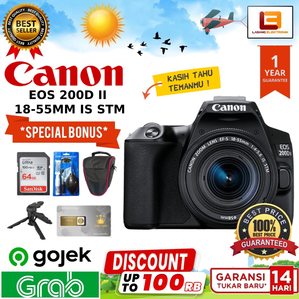 CANON EOS 200D MARK II / CANON EOS 200D II / CANON 200D MARK II / CANON 200D II KIT 18-55MM IS STM W