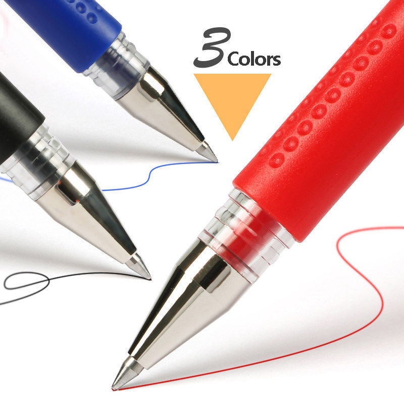 

Pulpen Gel High Quality Ukuran 0.5MM Bisa Diisi Ulang 3 Pilihan Warna