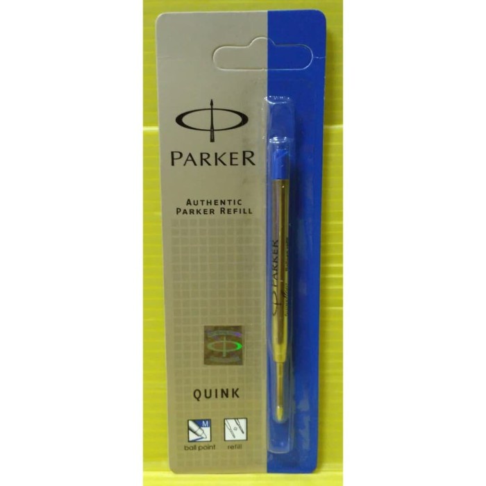 

[Promo]New refill isi ulang Parker ukuran 1.0 M warna BIRU - Hitam