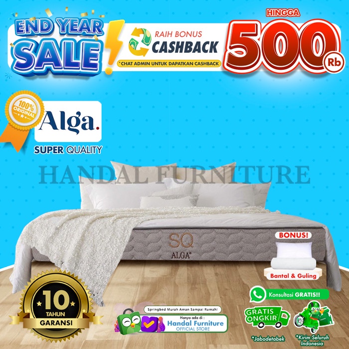 SPESIAL PROMO SALE Alga Hanya Kasur Spring Bed Super Quality 160 x 200