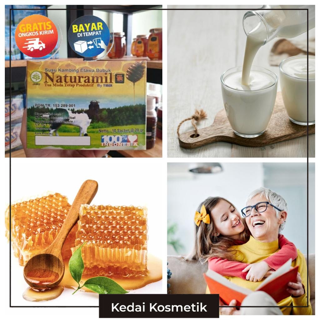 

(ACEH) Susu Kambing NATURAMIL Propolis | 10 Sachet 1Box