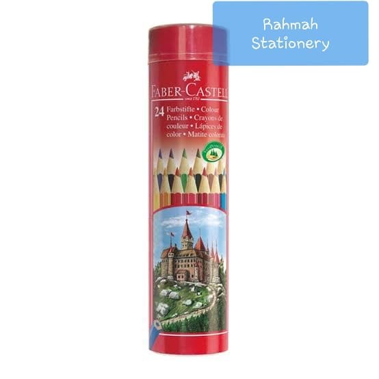 

Faber-Castell Classic Colour pencils round tin 24 / pensil warna 24
