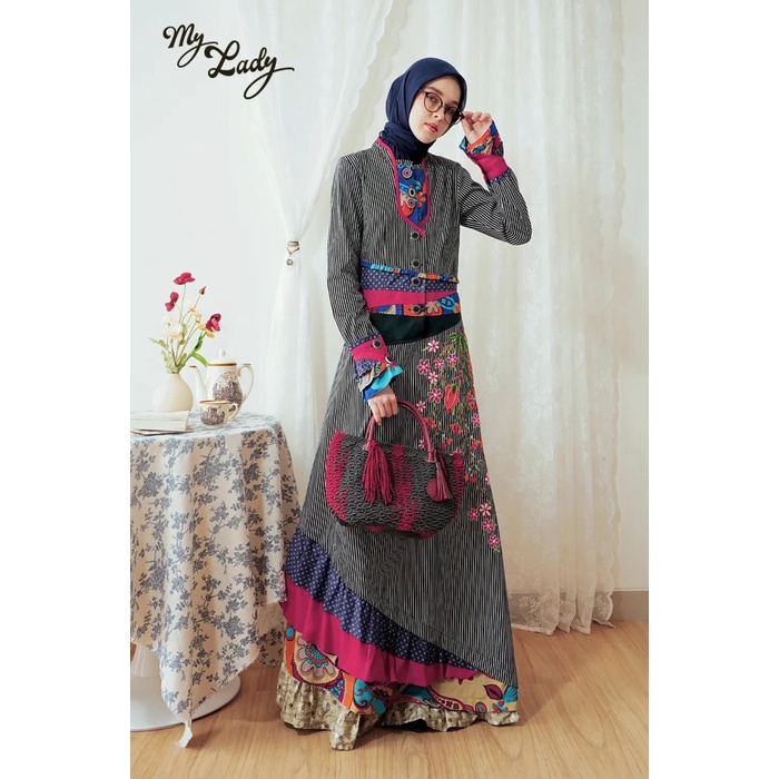 TUNEECA Gamis Freesia - T-0523012 I Gamis Mewah Elegan
