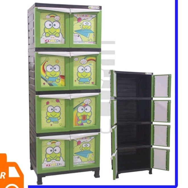 Lemari Plastik 4 Susun Napolly / BCBC X48 (Promo Harga)