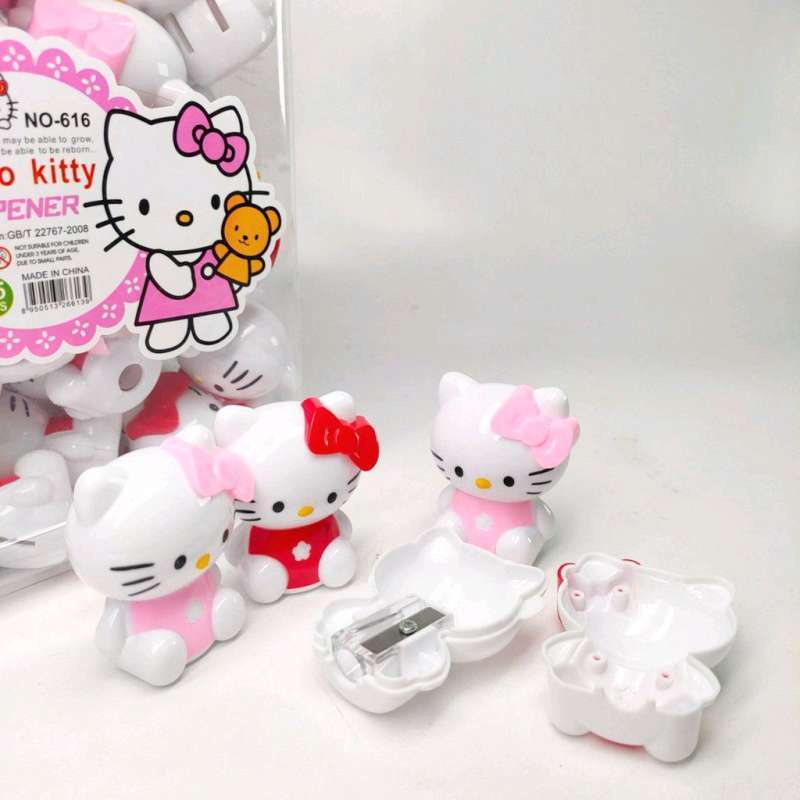 

Rautan Karakter Sharpener Plastik Karakter Hello Kitty Ready