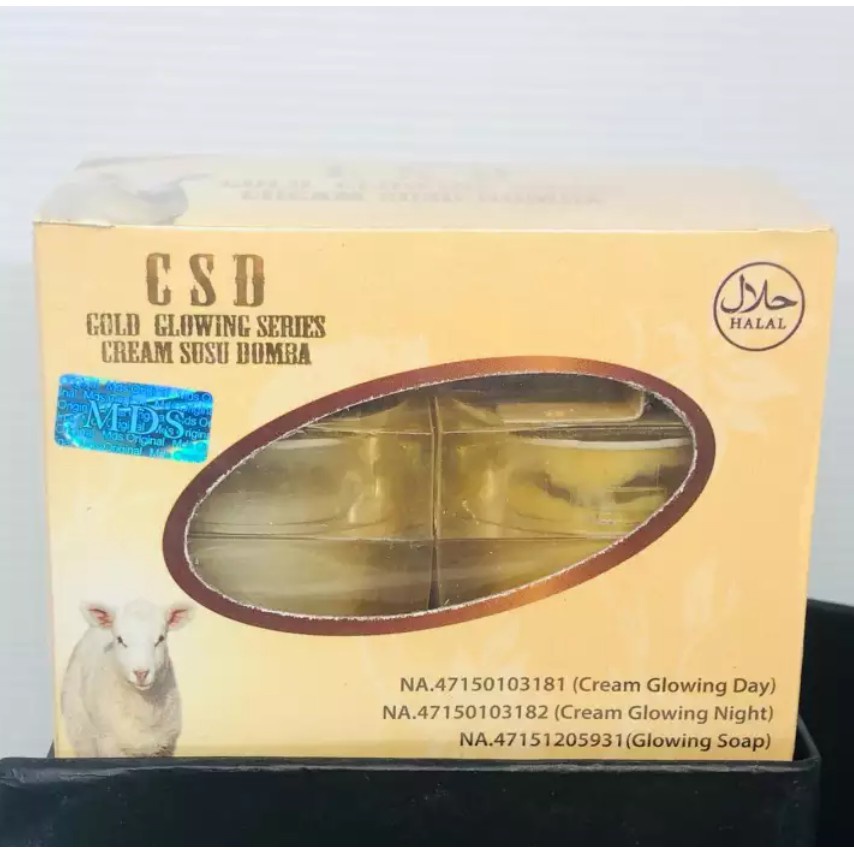 PAKET PEMUTIH!! MDS Paket Ukuran Besar CSD Gold Series 30gr Original 100% Tanpa Merkuri Cream Susu D