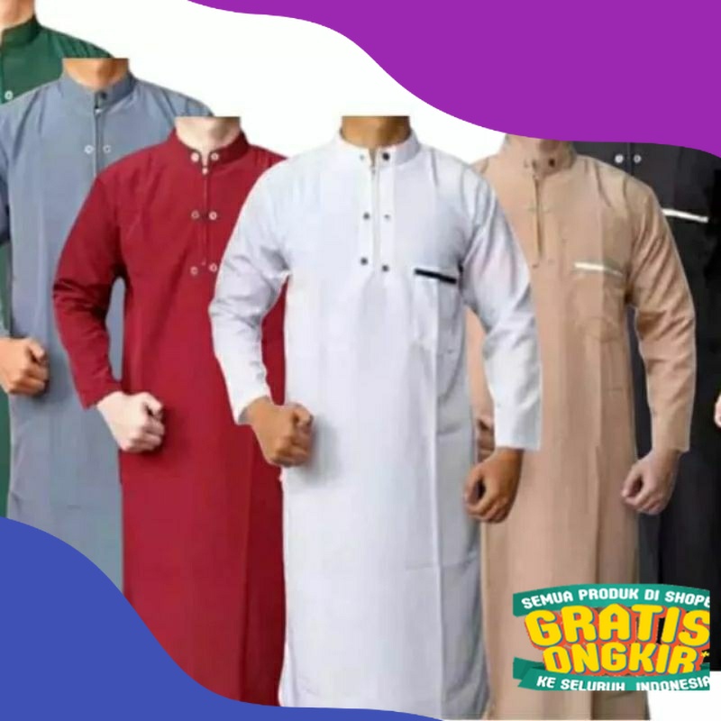 (BIG_PROMO)JUBAH PRIA/GAMIS PAKISTAN ALL SIZE TERMURAH/ Kuaitas bagus