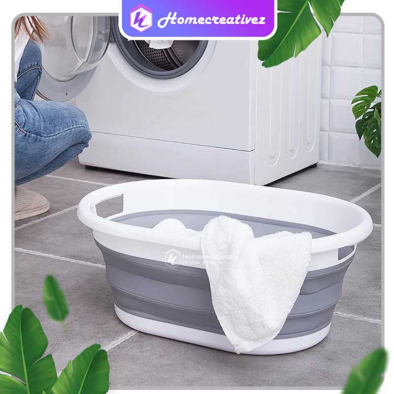 Homecreativez - XINYU Baskom Ember Lipat Laundry Water Bucket Foldable - MX060