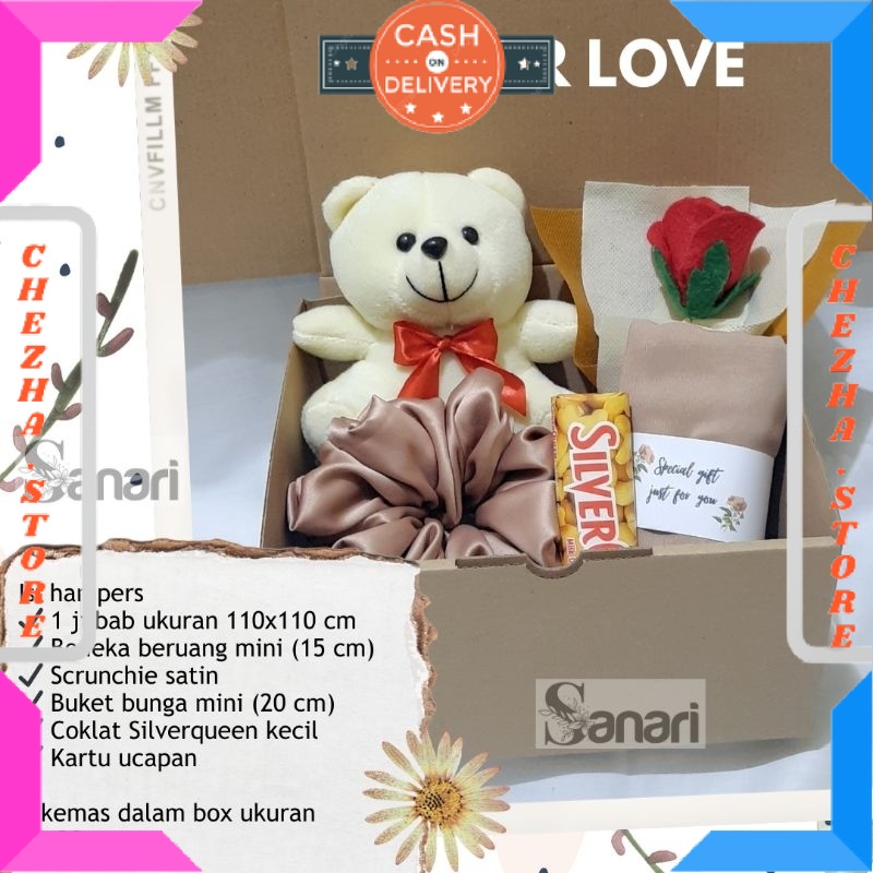 

BINGKISAN KADO ULTAH PASANGAN PACAR ISTRI MANTAN ISIAN MINI DAN BESAR / HAMPERS HIJAB/BELLA SQUARE/BUKET BUNGA MINI/HAMPERS MURAH/KADO CEWEK/KADO WISUDA/ULANG TAHUN/BIRTHDAY/HAMPERS MASKER/JILBAB MOTIF/AZARA/KADO/ANNIVERSARY / BONUS GIFT CRAD UCAPAN