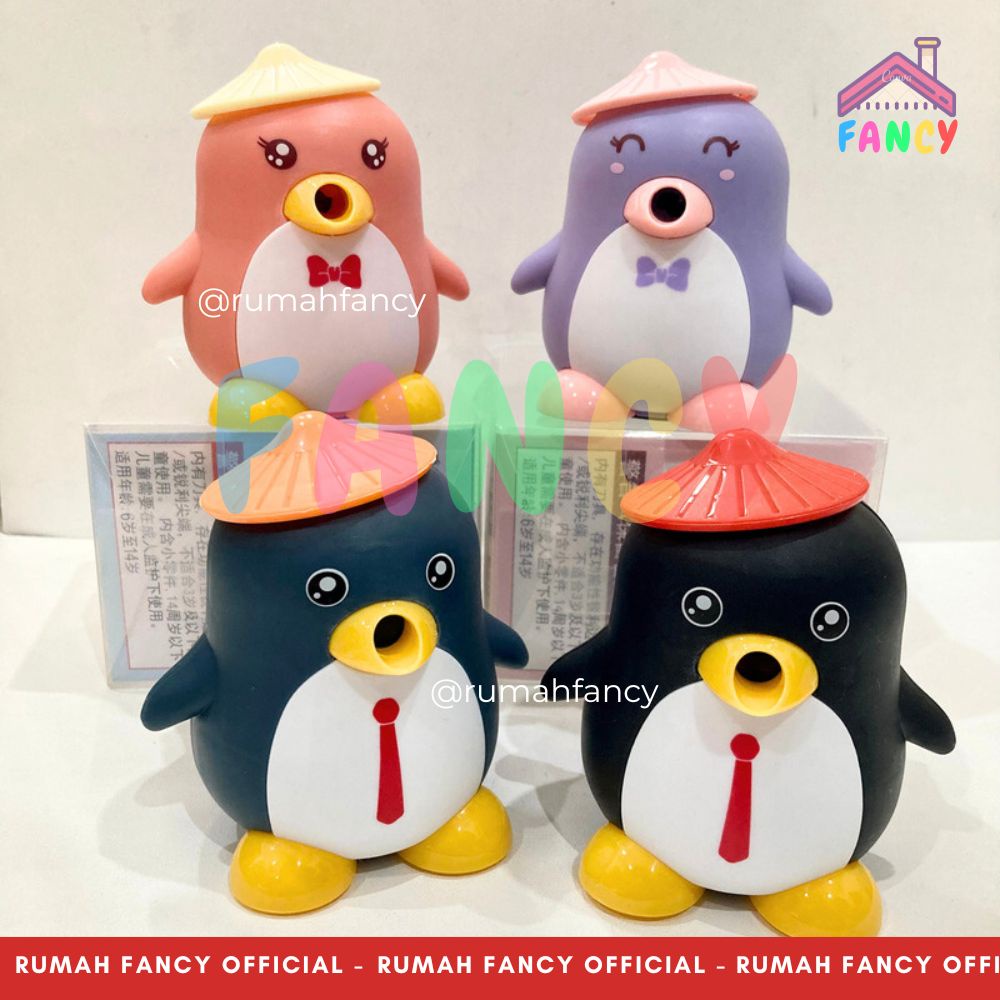 

Serutan Rautan Meja Putar Fancy Karakter Anak Lucu Bentuk PENGUIN Topi 0971 Unik Lucu Murah