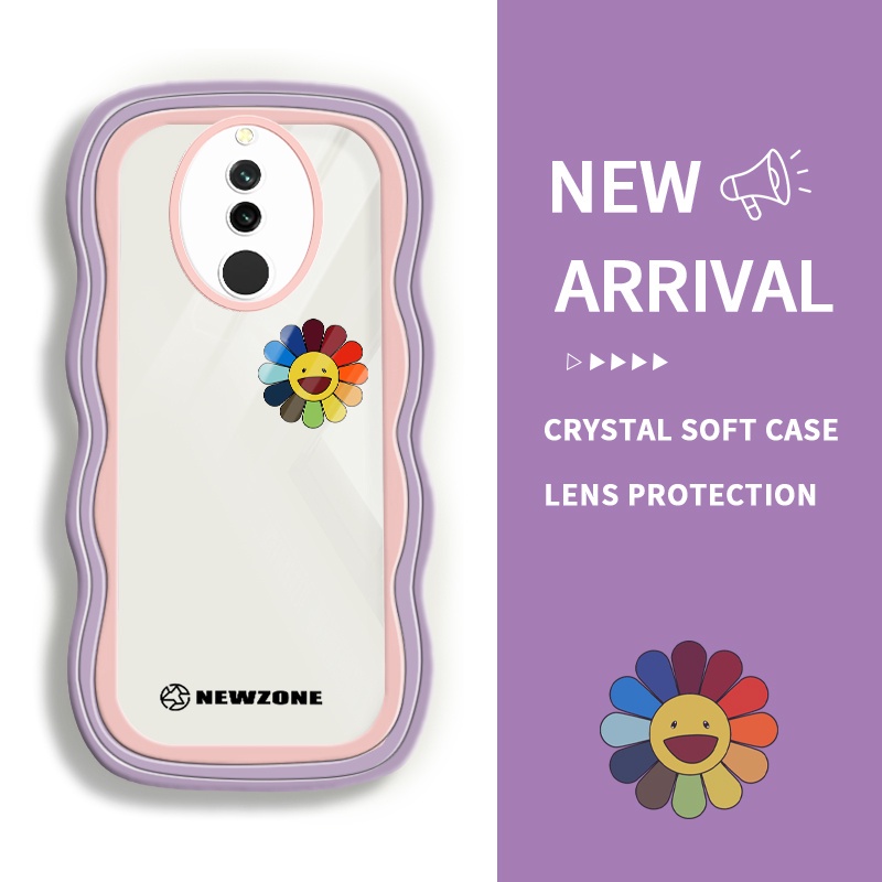 Softcase For Redmi 8A Dual 6A 8 8A Pro 7 Y3 8A 6 Case kesederhanaan Pelangi Gerbera TPU Shockproof C