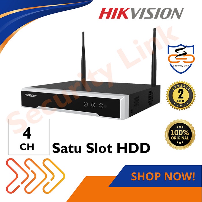 NVR WIRELESS 4CH Hikvision DS-7104NI-K1/W/M-NVR Wireless