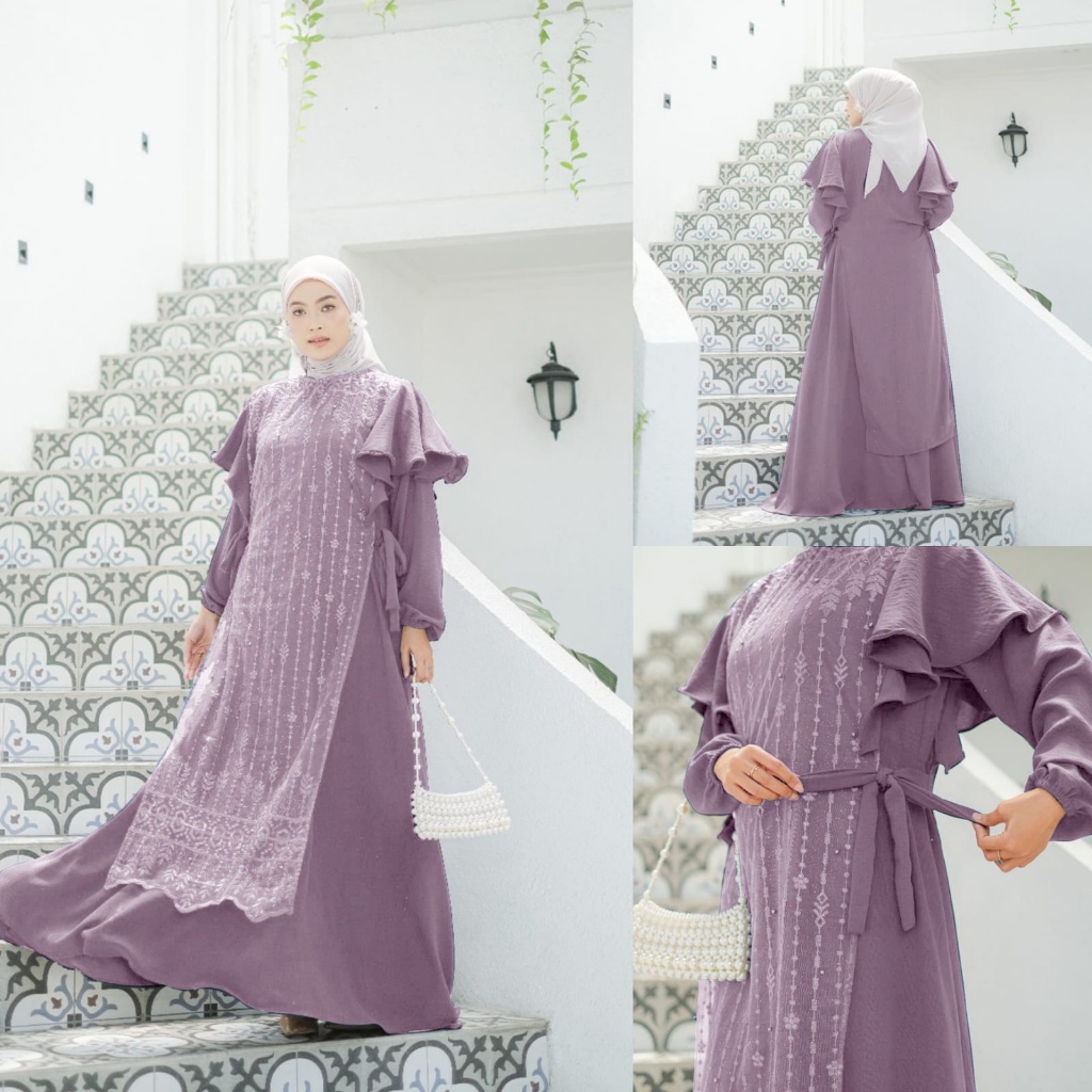 SET 2IN1 MAXY GAMIS WANITA GAMILA MAXY GAMIS WANITA PREMIUM