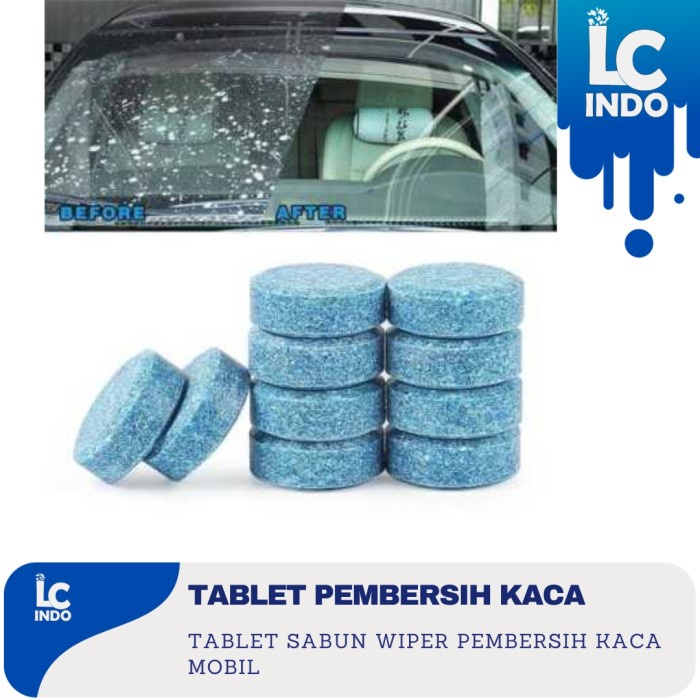 Tablet sabun pembersih kaca wiper mobil Tablet anti jamur