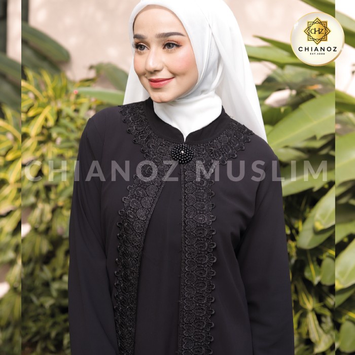 best -Baju Gamis Putih / Busana Muslim / Baju Muslim Wanita #116 STD - warna HITAM, M
