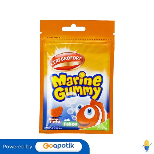 Cerebrofort Marine Gummy Jeruk Sachet 10 Tablet