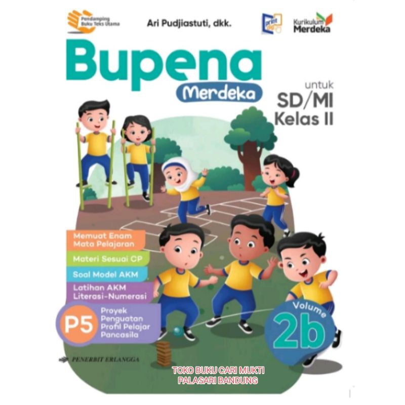 Erlangga Buku Bupena Merdeka Kelas 2B Kurikulum Merdeka