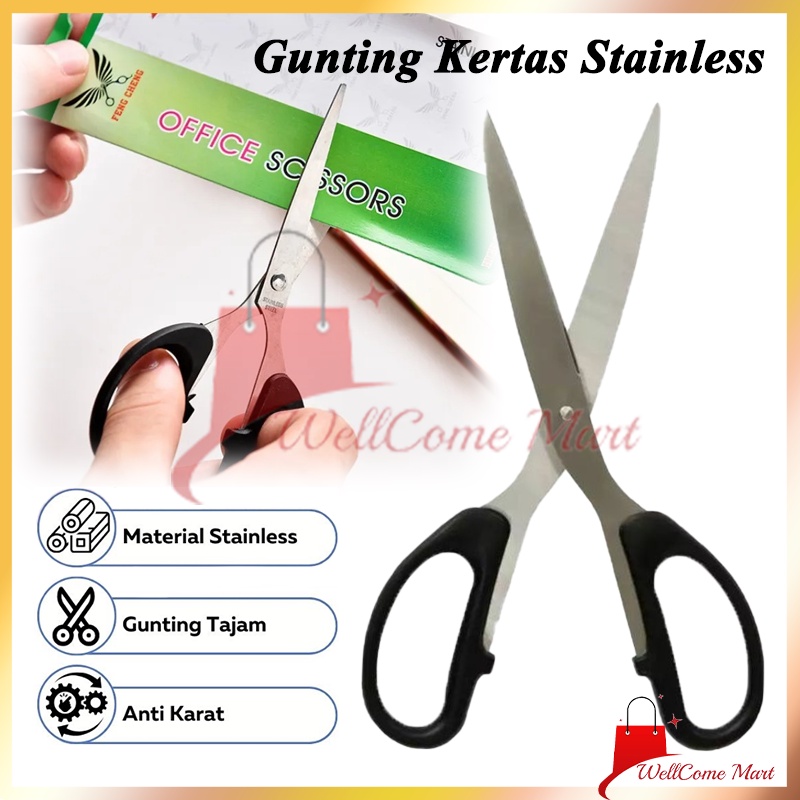 

Paper Scissors / Gunting Kertas Stainless / Gunting Serbaguna Kertas