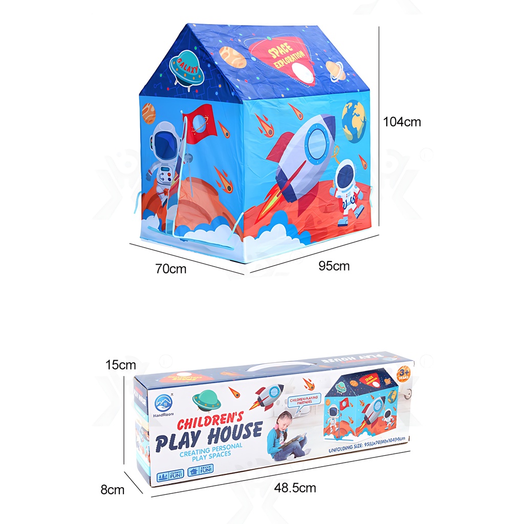 TERBARU [KST] Mainan Tenda Camping Anak Seaworld Astronaut Kreatif Imajinasi Bermain Dilengkapi