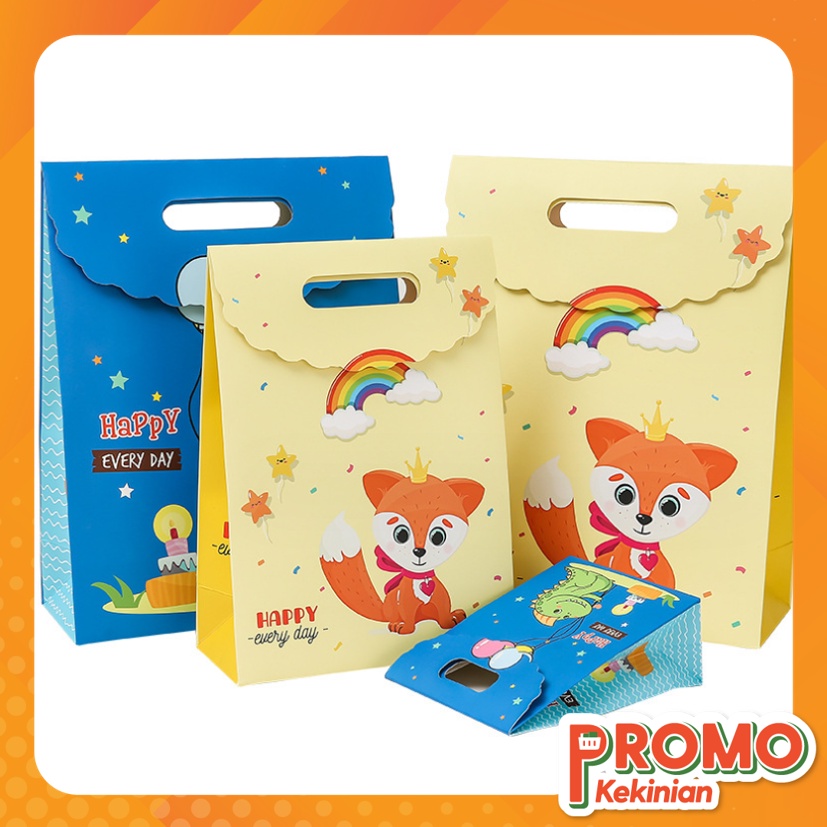 

Promo Kekinian - 6041 Goodie Bag Karakter Animal / Tas Ulang Tahun Lucu / Tas Bingkisan Ulang Tahun / Paper Bag Bingkisan / Goodie Bag Lucu
