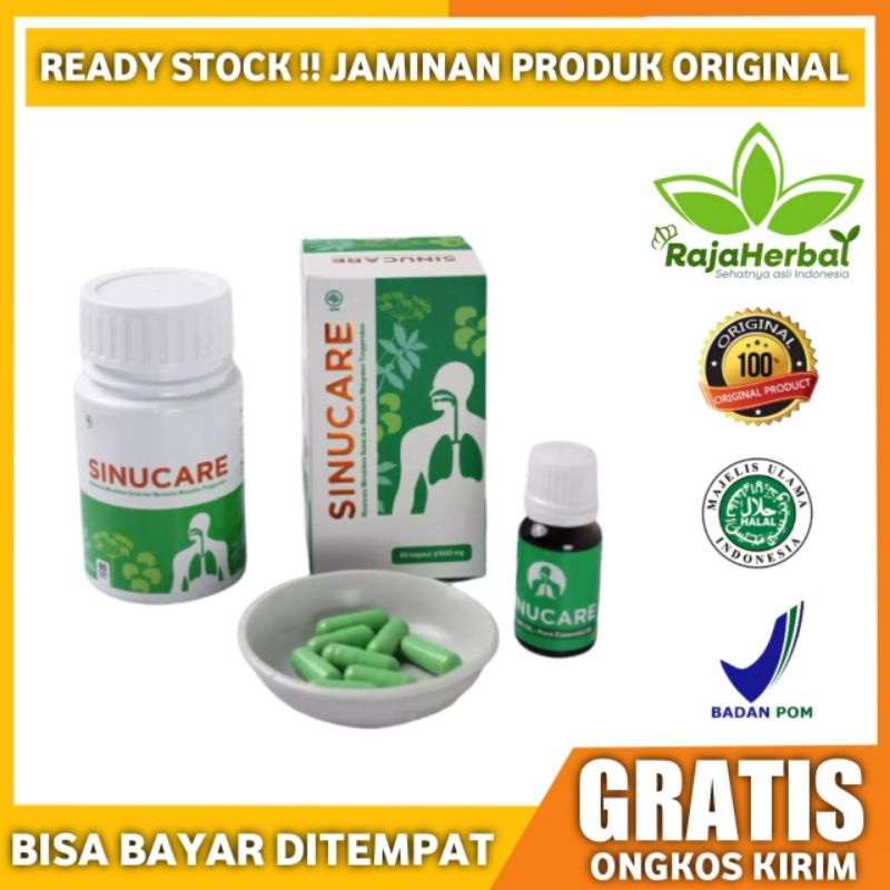 Sinucare Asli Original Obat Asma & Sinusitis Bronkitis Resmi BPOM