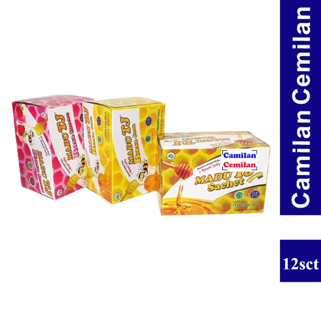 

Madu TJ Box Jeruk Strawberry Original isi 12 sct