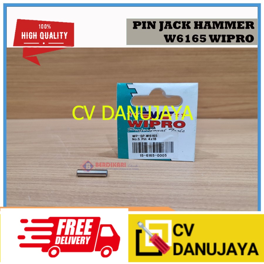 Pin Jack Hammer Bor Penghancur Beton W6165 W 6165 Wipro