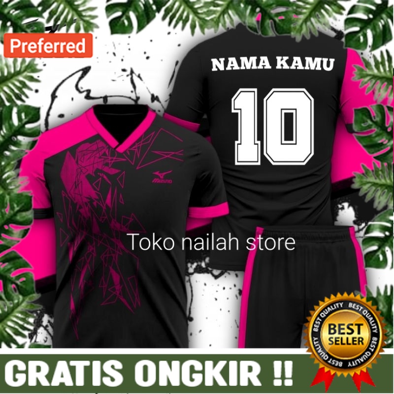 (CUSTOM)ORI Premium Kaos Bola Futsal Bisa Custom Nama Dan Nomor Punggung Baju Dewasa Remaja Terbaru 