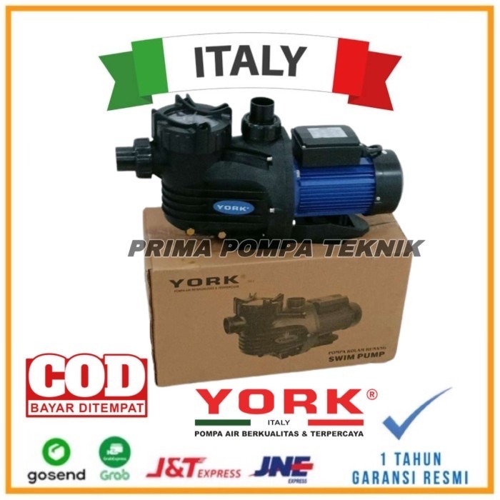 pompa kolam renang 1.5 hp york Pompa Air Kolam Renang York swim 1100