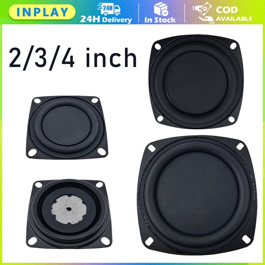 Penambah Suara Bass Pasif / Membran Tabung Spiker Subwoofer Sub / Passive Bass Radiator 2/3/4Inch