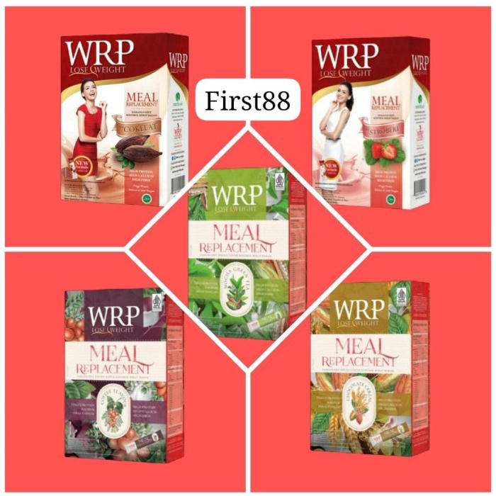 

[Big Sale] WRP Lose Weight Meal Replacement 324gram - Coklat 04.2024