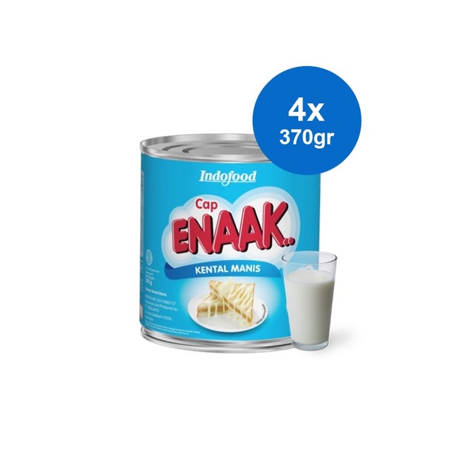 

Cap Enaak Kental Manis Putih Kaleng 370 gr x 4