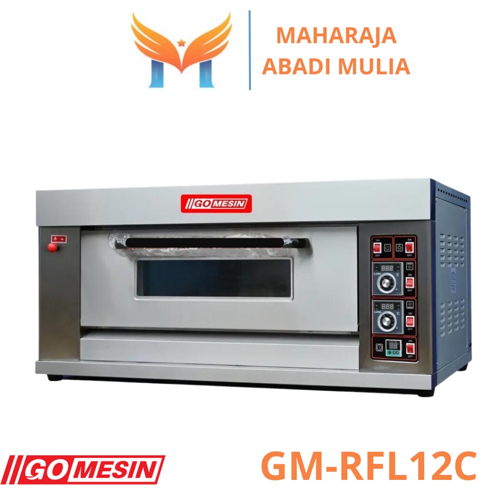 Oven Gas Roti Gomesin Gm-Rfl12c Oven Roti Gas 1 Deck 2 Tray