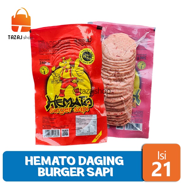 

Hemato Daging Burger Sapi 280gr Hemato Beef Patties