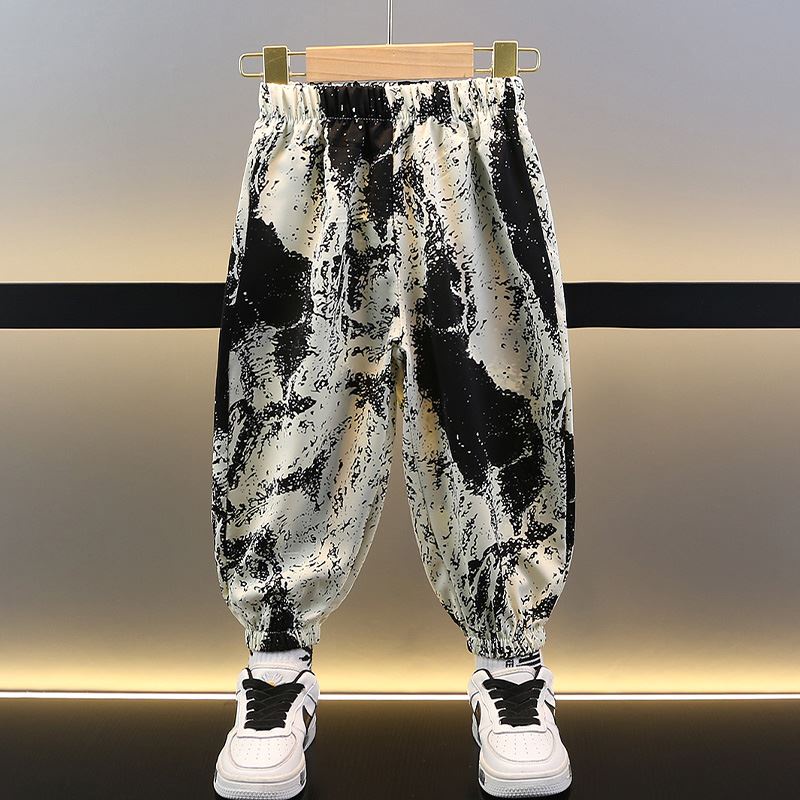 New Baby Pants Ice Silk Casual Trendy Boys' Pants Thin Style