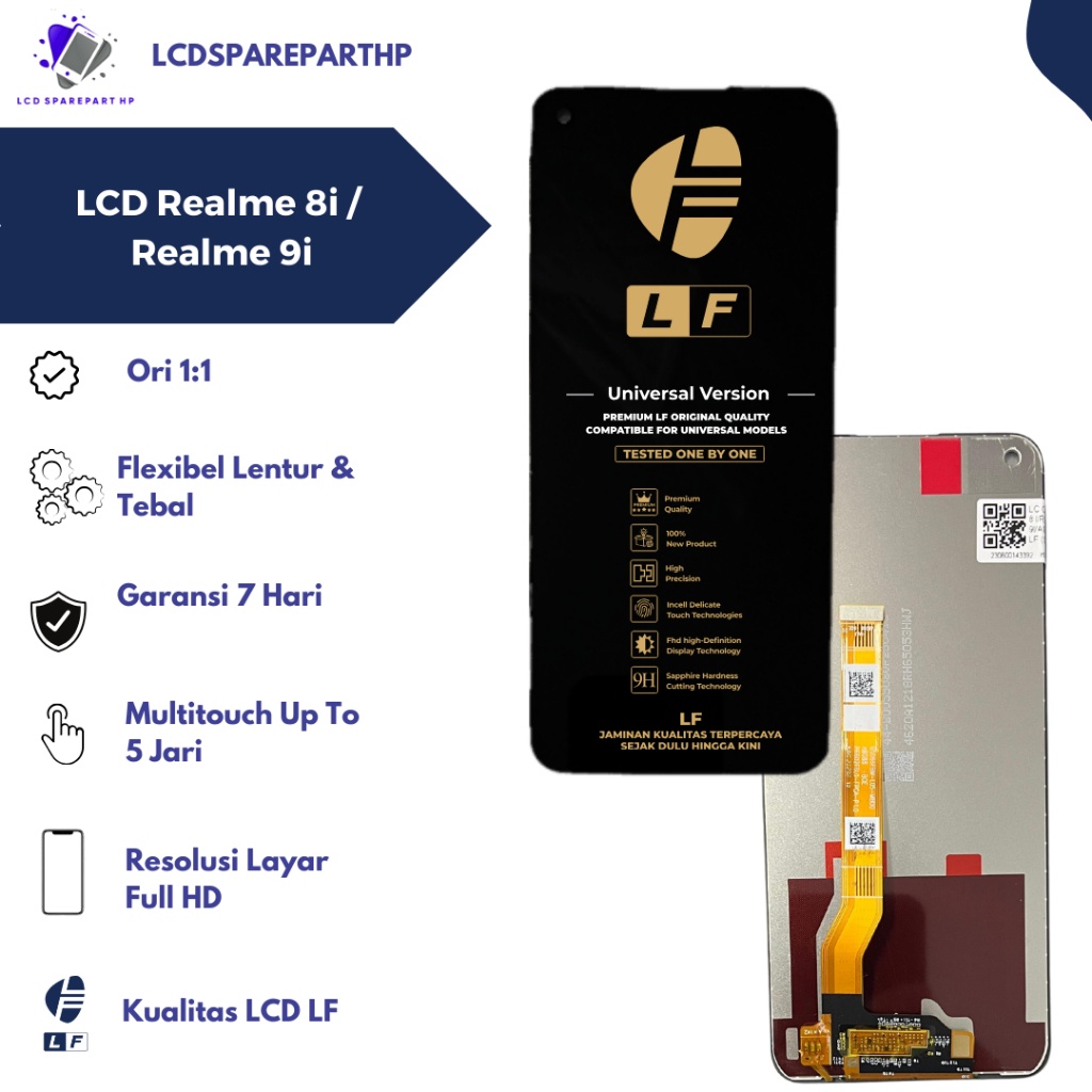 LCD Realme 8i / Realme 9i Fullset Touchscreen