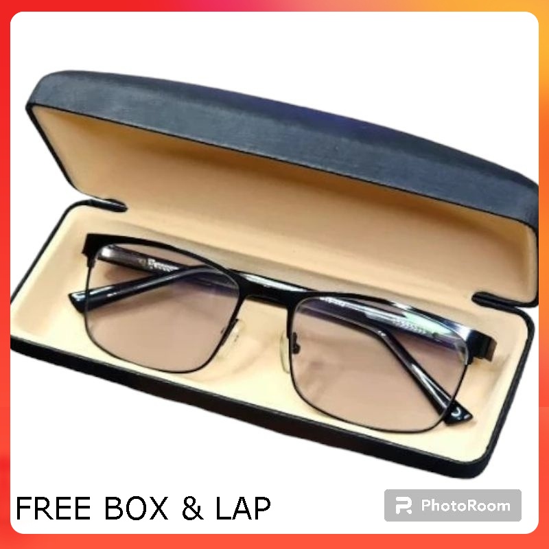 Kacamata Minus Photocromic Anti Radiasi Lensa Standar Optik