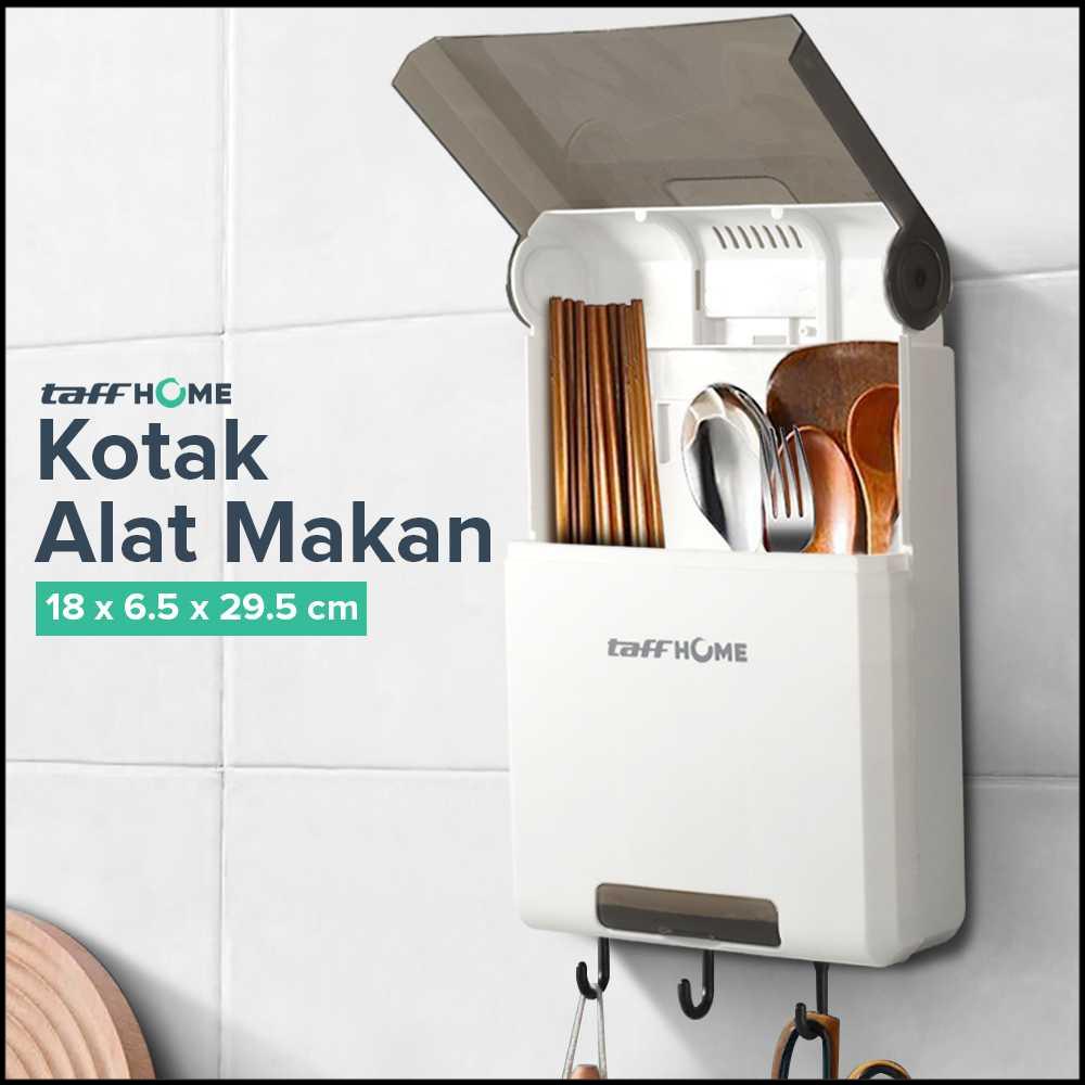 

TaffHOME Kotak Penyimpanan Alat Makan Kitchen Utensil Box - HCH-006
