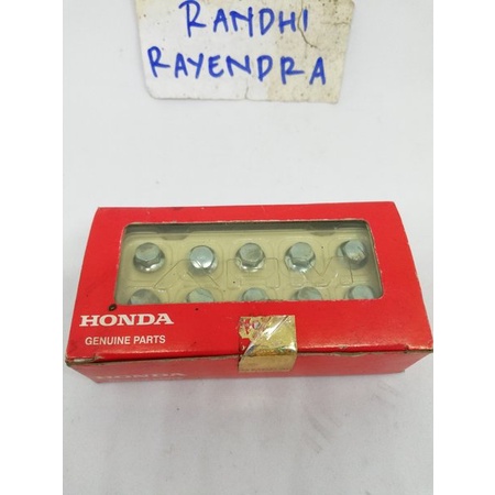 nut baut baud setelan batok replektor headlamp head lamp lampu depan original ori honda fit new karisma kirana supra x 125 revo KPH