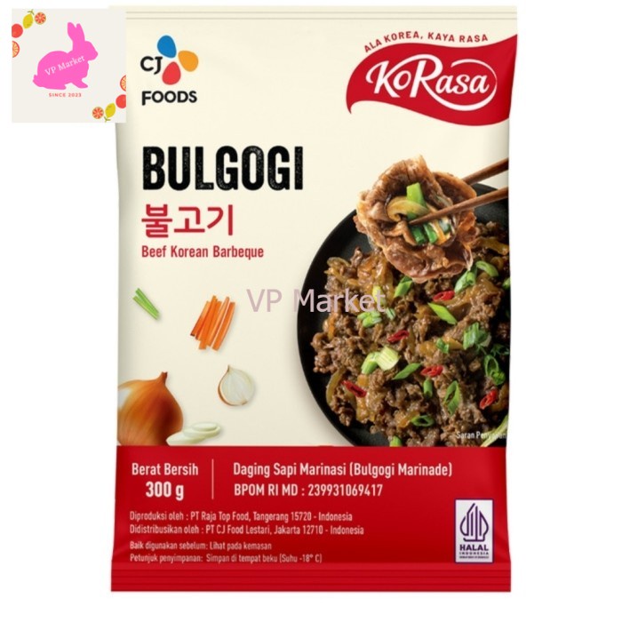 

Korasa Bulgogi Daging Sapi Marinasi 300 Gram Korea