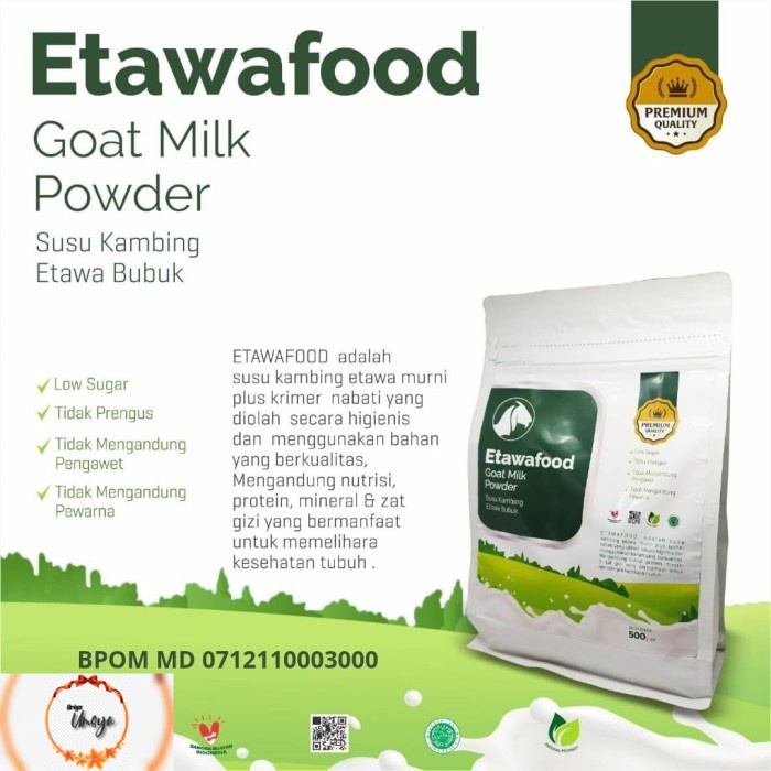 

Susu Kambing Etawa Etawafood 1000gram /1kg Kualitas Premium